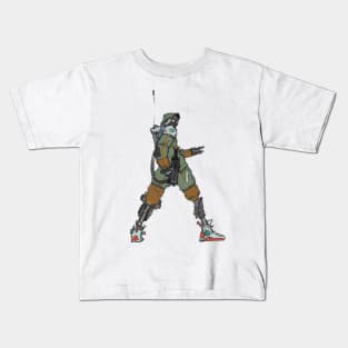 Cyber warrior Kids T-Shirt